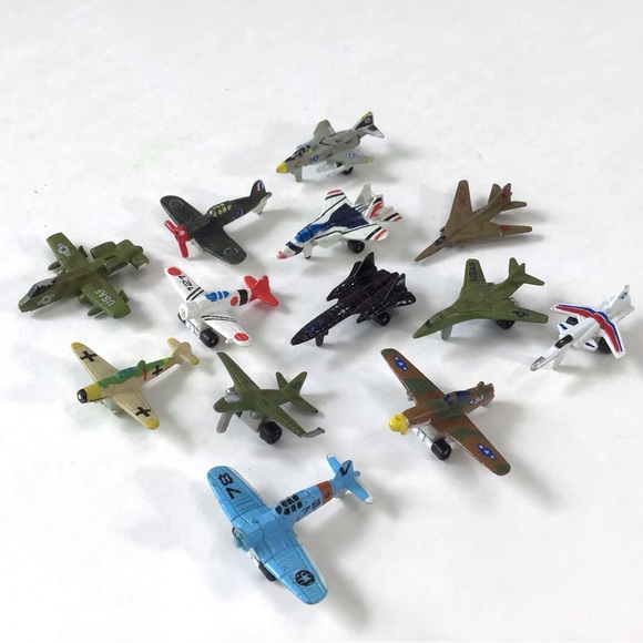 Micro Machines Toys Micro Machines Lot Of 3 Military Aircraft